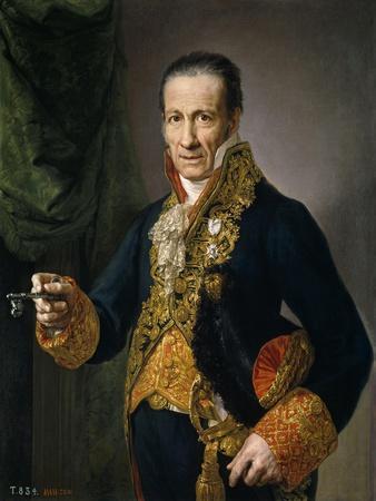 Luis Veldrof, Aposentador Mayor Y Conserje Del Real Palacio, Ca. 1820