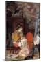 Vicente Palmaroli y González / 'Modelo en el estudio del pintor', 1880, Spanish School, Oil on p...-VICENTE PALMAROLI-Mounted Poster