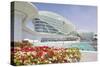 Viceroy Hotel and Formula 1 Racetrack, Yas Island, Abu Dhabi, United Arab Emirates, Middle East-Frank Fell-Stretched Canvas