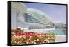 Viceroy Hotel and Formula 1 Racetrack, Yas Island, Abu Dhabi, United Arab Emirates, Middle East-Frank Fell-Framed Stretched Canvas