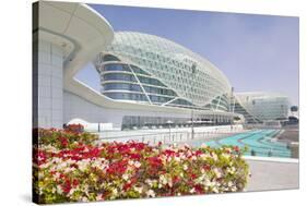 Viceroy Hotel and Formula 1 Racetrack, Yas Island, Abu Dhabi, United Arab Emirates, Middle East-Frank Fell-Stretched Canvas