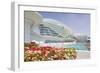 Viceroy Hotel and Formula 1 Racetrack, Yas Island, Abu Dhabi, United Arab Emirates, Middle East-Frank Fell-Framed Photographic Print