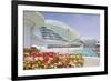 Viceroy Hotel and Formula 1 Racetrack, Yas Island, Abu Dhabi, United Arab Emirates, Middle East-Frank Fell-Framed Photographic Print