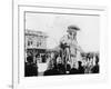 Viceroy Lord Curzon and Lady Curzon Entering into Delhi on an Elephant-null-Framed Photographic Print