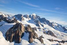 Aerial View Landscape of Mountain Cook Range with Snow Covered in New Zealand-vichie81-Photographic Print