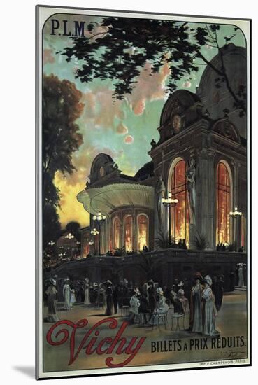Vichy France-Vintage Apple Collection-Mounted Giclee Print