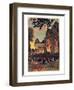 Vichy Opera Tickets Ad-null-Framed Art Print