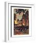 Vichy Opera Tickets Ad-null-Framed Art Print