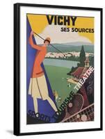 Vichy, Ses Soursec-Roger Broders-Framed Art Print