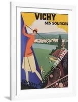 Vichy, Ses Soursec-Roger Broders-Framed Art Print