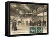 Vichy - the Palais Des Sources-null-Framed Stretched Canvas