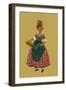 Vichy Woman-Elizabeth Whitney Moffat-Framed Art Print