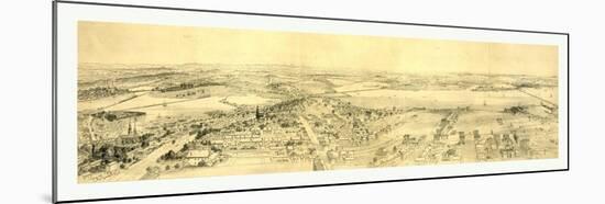 Vicinity of Boston, from Bunker Hill Monument, 1853, USA, America-James David Smillie-Mounted Giclee Print