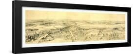 Vicinity of Boston, from Bunker Hill Monument, 1853, USA, America-James David Smillie-Framed Giclee Print