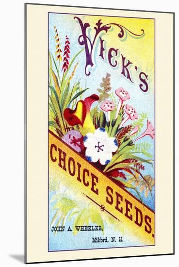 Vick's Choice Seeds-null-Mounted Art Print