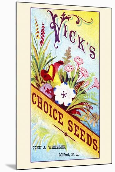 Vick's Choice Seeds-null-Mounted Art Print