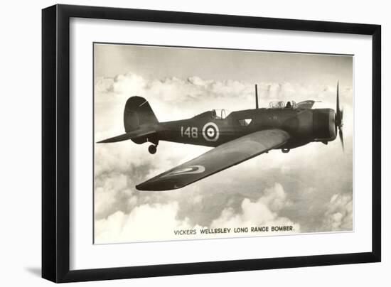 Vickers Wellesley Bomber-null-Framed Art Print