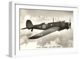 Vickers Wellesley Bomber-null-Framed Art Print