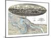 Vicksburg, Mississippi - Panoramic Map-Lantern Press-Mounted Art Print