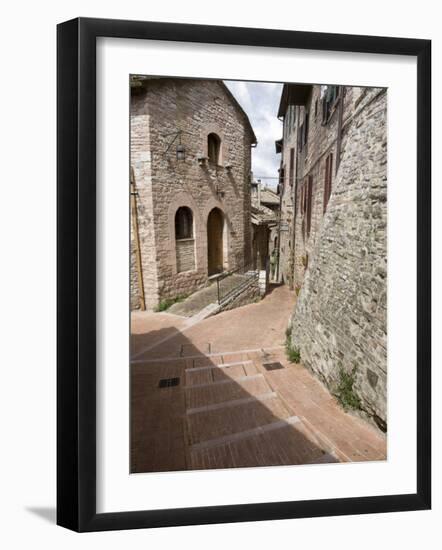 Vicoli, Side Streets, Assisi, Umbria, Italy, Europe-Olivieri Oliviero-Framed Photographic Print