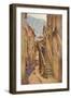 'Vicolo del Ponte, Villa Nuova di Albenga', c1910, (1912)-Walter Frederick Roofe Tyndale-Framed Giclee Print