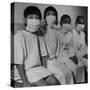 Victims of a Bomb in Hiroshima Waiting to Be Examined by A.B.C.C-Carl Mydans-Stretched Canvas