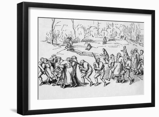 Victims of Saint Vitus Dance Go on Pilgrimage-Pieter Bruegel the Elder-Framed Art Print