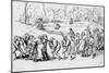 Victims of Saint Vitus Dance Go on Pilgrimage-Pieter Bruegel the Elder-Mounted Art Print