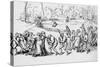 Victims of Saint Vitus Dance Go on Pilgrimage-Pieter Bruegel the Elder-Stretched Canvas