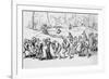 Victims of Saint Vitus Dance Go on Pilgrimage-Pieter Bruegel the Elder-Framed Art Print
