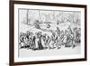 Victims of Saint Vitus Dance Go on Pilgrimage-Pieter Bruegel the Elder-Framed Art Print