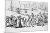 Victims of Saint Vitus Dance Go on Pilgrimage-Pieter Bruegel the Elder-Mounted Art Print