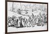 Victims of Saint Vitus Dance Go on Pilgrimage-Pieter Bruegel the Elder-Framed Art Print