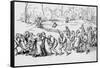 Victims of Saint Vitus Dance Go on Pilgrimage-Pieter Bruegel the Elder-Framed Stretched Canvas