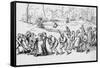 Victims of Saint Vitus Dance Go on Pilgrimage-Pieter Bruegel the Elder-Framed Stretched Canvas