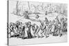 Victims of Saint Vitus Dance Go on Pilgrimage-Pieter Bruegel the Elder-Stretched Canvas