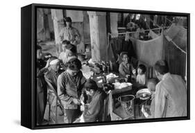 Victims of the Nagasaki Atomic Bombing at Fukuromachi Relief Station, August 1945-null-Framed Stretched Canvas