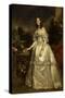 Victoire Auguste Antoinette, duchesse de Saxe, princesse de Saxe-Cobourg-Gotha, duchesse de-Franz Xaver Winterhalter-Stretched Canvas