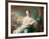 Victoire De France as the Element of Water, 1750-1-Jean-Marc Nattier-Framed Giclee Print