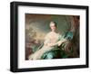 Victoire De France as the Element of Water, 1750-1-Jean-Marc Nattier-Framed Giclee Print