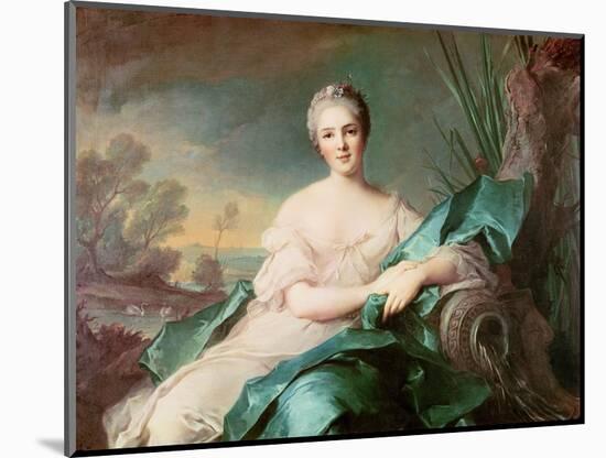 Victoire De France as the Element of Water, 1750-1-Jean-Marc Nattier-Mounted Giclee Print