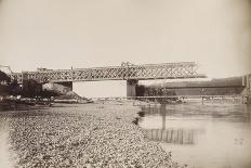 Pont sur la Saône à Collonges, en construction, construit par Gustave Eiffel-Victoire-Giclee Print