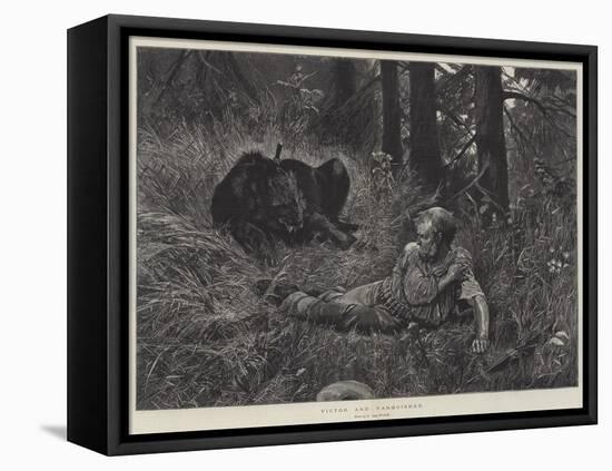 Victor and Vanquished-Richard Caton Woodville II-Framed Stretched Canvas