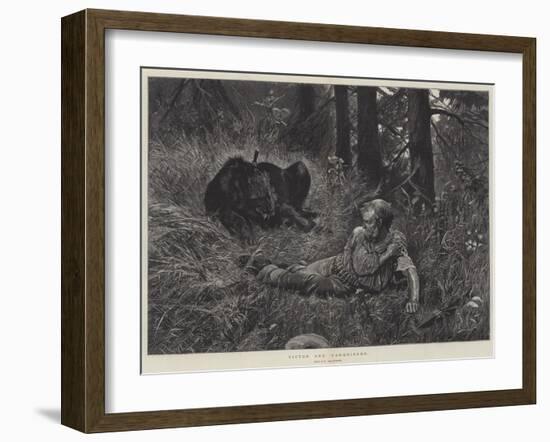 Victor and Vanquished-Richard Caton Woodville II-Framed Giclee Print