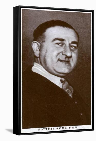 Victor Berliner, Boxing Promoter and Manager, 1938-null-Framed Stretched Canvas