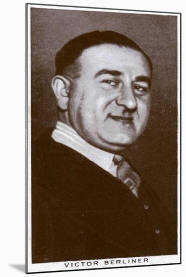 Victor Berliner, Boxing Promoter and Manager, 1938-null-Mounted Giclee Print