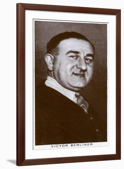 Victor Berliner, Boxing Promoter and Manager, 1938-null-Framed Giclee Print