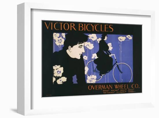 Victor Bicycles (horizontal)-William Henry Bradley-Framed Art Print