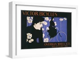 Victor Bicycles (horizontal)-William Henry Bradley-Framed Art Print