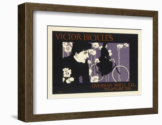 Victor Bicycles Overman Wheel Co.-Will Bradley-Framed Premium Giclee Print